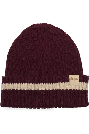 Petit Piao Knit Hat Burgundy