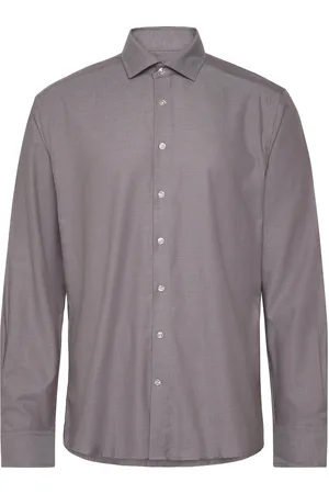 Bruun & Stengade Bs Goran Slim Fit Shirt Brown