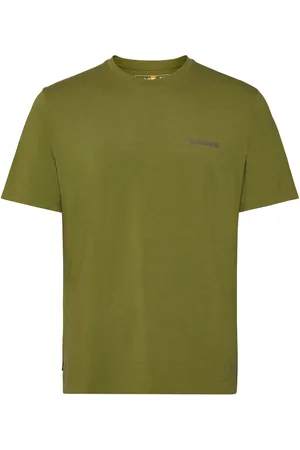 Timberland Polartec Quick-Dry Short Sleeve Tee Guacamole-Grape Leaf Khaki