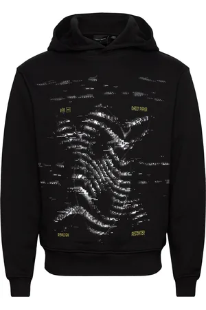 Daily paper Rewind Over D Hoodie Black