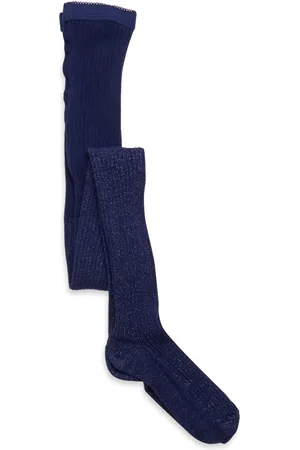 Molo Glitter Rib Tights Navy