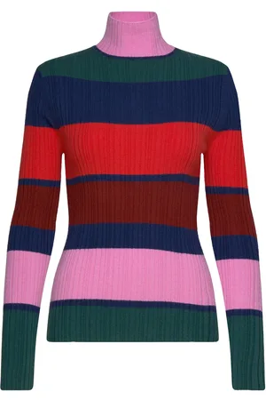 Bobo Choses Multi Stripes Knitted Turtle Neck Patterned