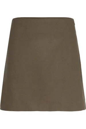 Lindex Skirt Doris Wool Khaki
