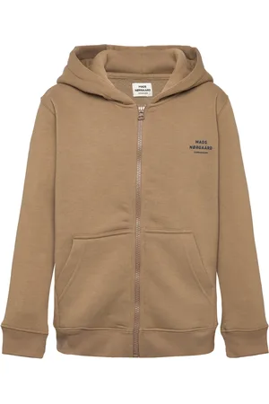 Mads Norgaard Standard Hudini Zip Sweatshirt Khaki