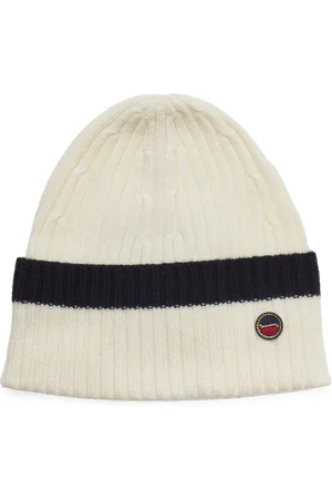 BUSNEL Malin Striped Beanie White