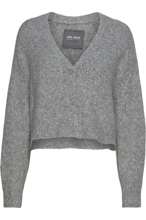 Mos Mosh Mmzela Warm Knit Cardigan Grey