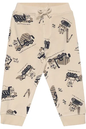 NAME IT Nmmvimo Nreg Aop Swe Pant Bru Beige