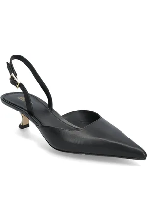 Michael Kors Luna Kitten Sling Pump Black