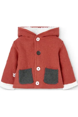 Boboli Knitwear Jacket For Baby -Bci Red