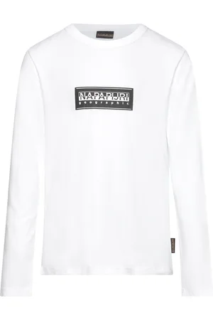 Napapijri Chamois Long Sleeve T-Shirt White