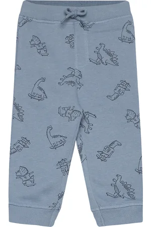 NAME IT Nmmvimo Nreg Aop Swe Pant Bru Blue