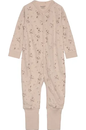 CeLaVi Jumpsuit Ls - Aop Beige