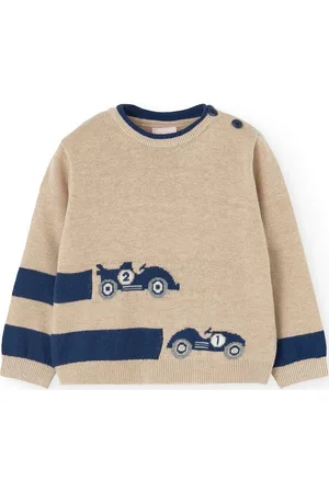 Boboli Knitwear Pullover For Baby Boy -Bci Beige