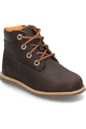 Timberland Mid Lace Up With Zip Boot Brown