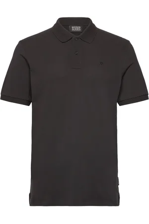 Scotch&Soda Core Logo Pique Polo Black