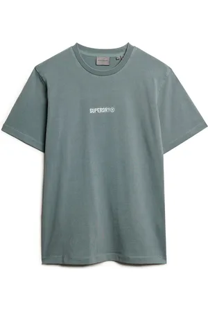 Superdry Micro Logo Graphic Loose Tee Blue