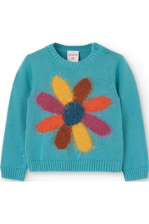 Boboli Knitwear Pullover For Baby Girl -Bci Blue