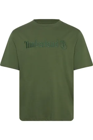 Timberland Hampthon Short Sleeve Tee Black Forest Green Green