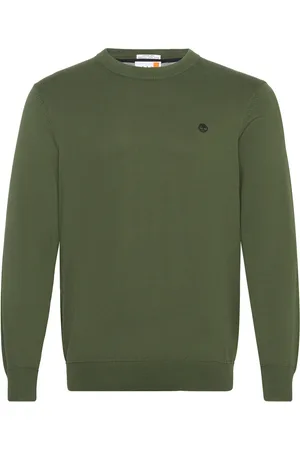 Timberland Williams River Cotton Yd Sweater Black Forest Green Khaki