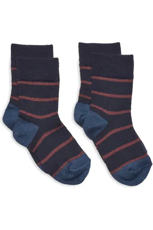 FUB 2-Pack Thin Striped Socks Patterned