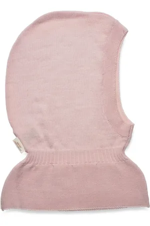 Copenhagen Colors Lt. Knitted Merino Balaclava With Frill Pink