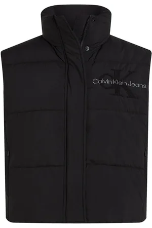 Calvin Klein Chenille Monologo Vest Black