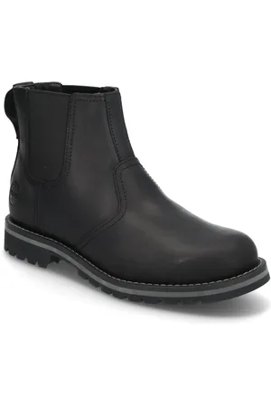 Timberland Larchmont Mid Chelsea Boot Jet Black Black
