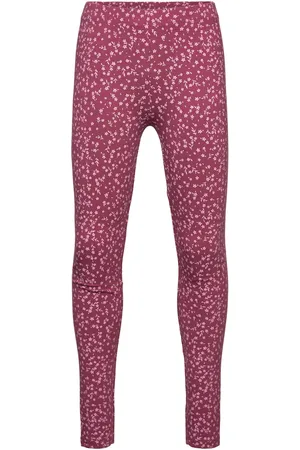 MANGO Printed Leggings Pink