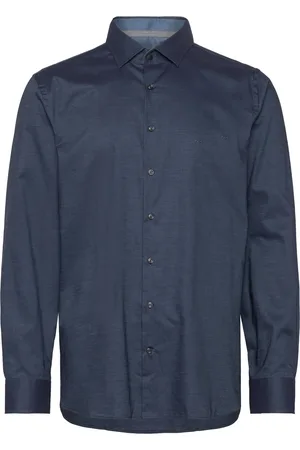 Michael Kors Double Face Modern Shirt Navy