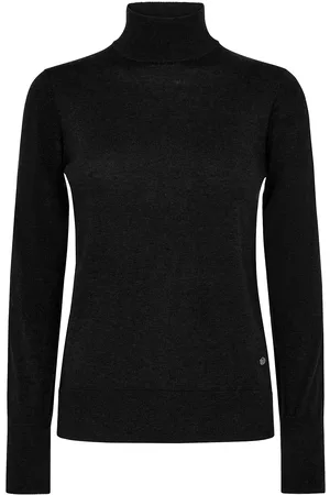 Mos Mosh Relena Highneck Knit Black