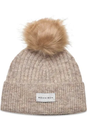 Röhnisch Pom Rib Beanie Beige