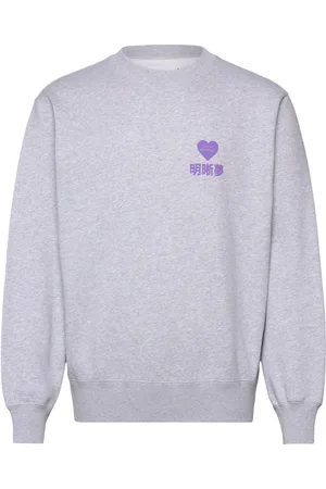 Edwin Legal Highs Sweat-Grey Marl Grey