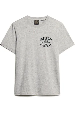 Superdry Machined Goods Workwear Tee Grey