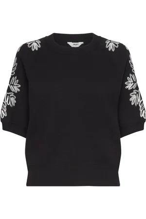 Object Objrashia Knit 2/4 Re Pullover 134 Black