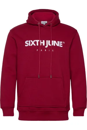 Sixth June Essentiel Ls Hoodie Red