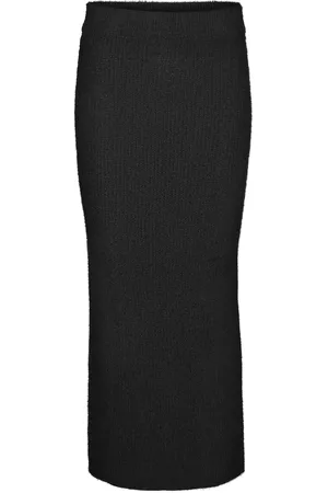 VERO MODA Vmpuff Nw Calf Pencil Skirt Boo Black