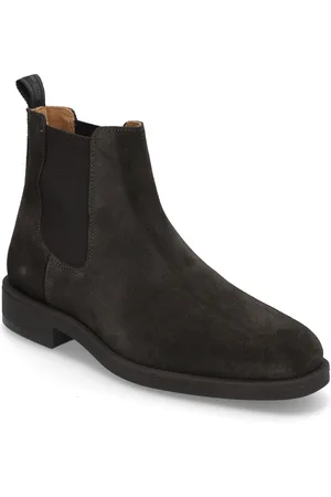 SELECTED Slhjoseph Suede Chelsea Boot Black