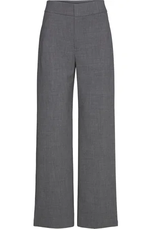 Lindex Trousers Lykke Grey Grey