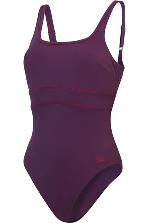 Speedo Womens Shaping Contoureclipse Swimsuit Purple