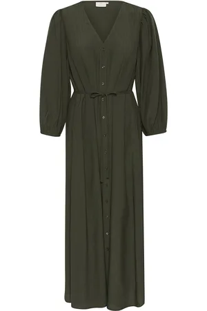 Kaffe Kadorit Dress Khaki