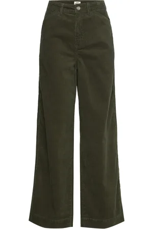 Mads Norgaard Mini Cord Cargo Pants Green
