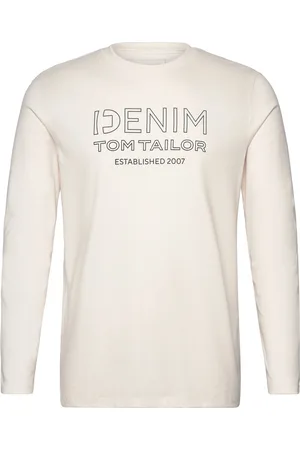 TOM TAILOR Printed Longsleeve Cream