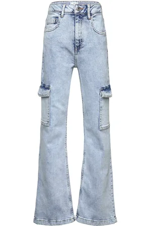MANGO Cargo Jeans Blue