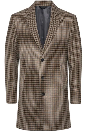 JACK & JONES Jjeharrison Wool Coat Sn Jack & J S Brown