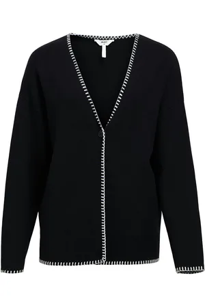 Object Objreynard Ls Stich Cardigan E Div Black
