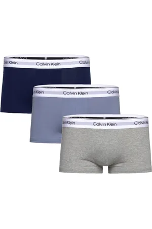 Calvin Klein Low Rise Trunk 3Pk Blue