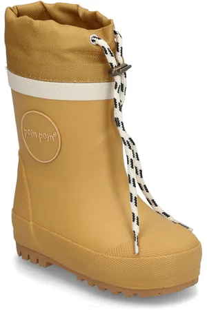 Pom Pom Gumboots™ Thermo Yellow