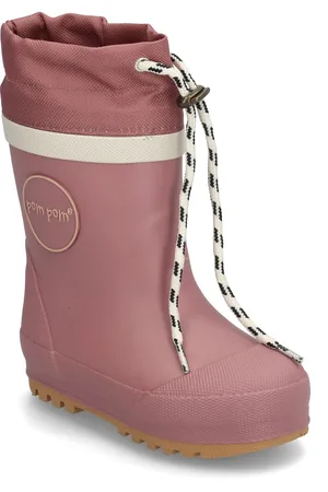 Pom Pom Gumboots™ Thermo Pink