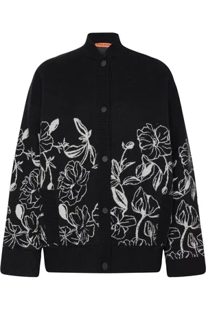 STINE GOYA Long Sleeve Cardigan, 2284 Padded D Black
