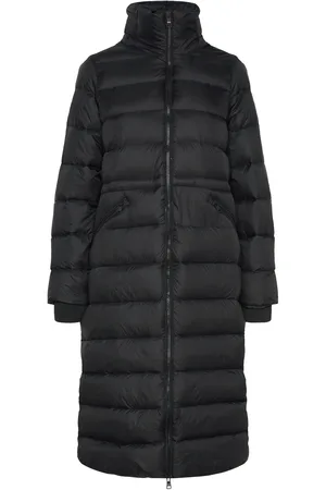 Tommy Hilfiger Mw Down Funnel Nk Maxi Coat Black